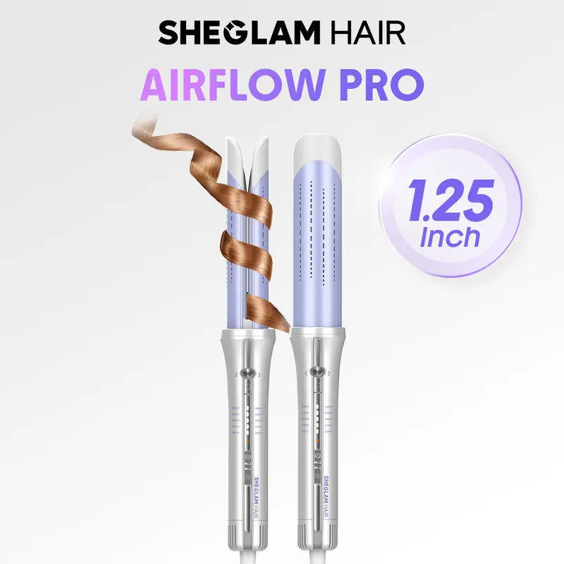 360° Airflow Styler Pro: Effortless Auto-Rotating Straightener & Curler for All-Day Hold