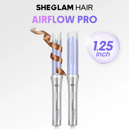 360° Airflow Styler Pro: Effortless Auto-Rotating Straightener & Curler for All-Day Hold