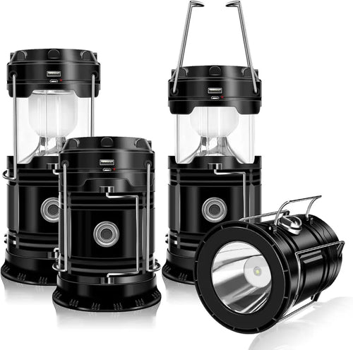 Ultra-Bright Collapsible Solar Camping Lantern & Power Bank