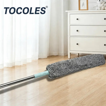 Ultra-Flat Bendable Microfiber Dust Wand For Deep Gap Cleaning