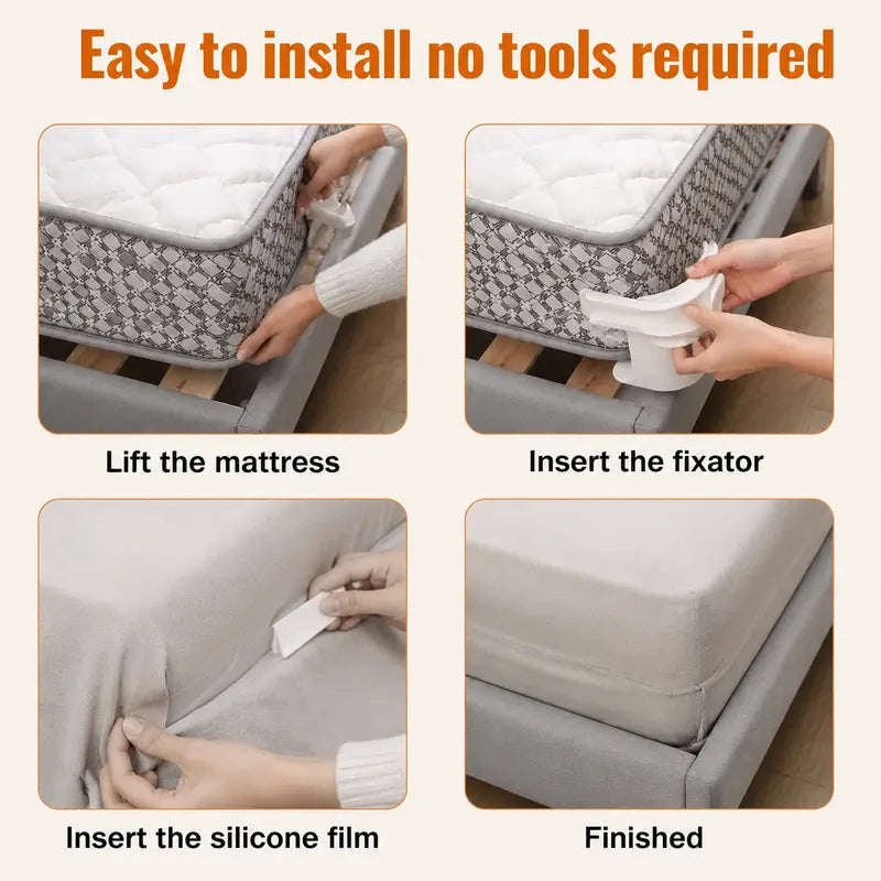 Ultimate No-Slip Mattress Stoppers: Keep Your Bed Perfectly in Place