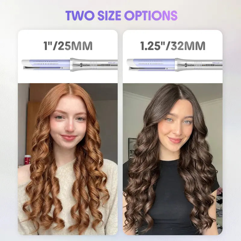 360° Airflow Styler Pro: Effortless Auto-Rotating Straightener & Curler for All-Day Hold
